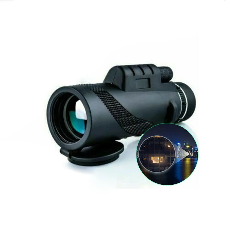 

80X100 Monocular Telescope Super Zoom Monocular Quality Eyepiece Portable Binoculars Hunting Night Vision Scope Camping
