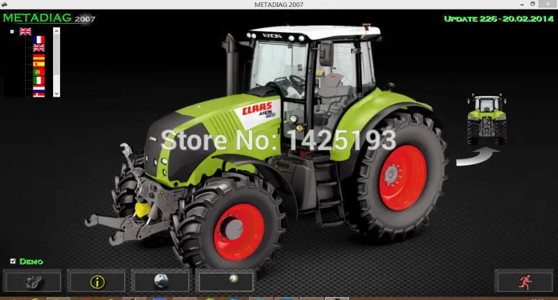 

Для Claas MetaDiag 2007 (обновление 2016)