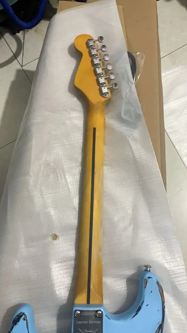 Новый ручной остается электрогитара Tel Masterbuilt Джон крестов и Майер. gitaar реликвий