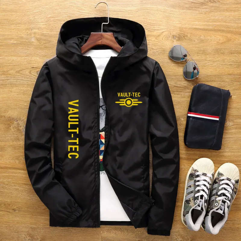 Куртка с капюшоном для мужчин и женщин, модная Повседневная ветровка мужские куртки с логотипом, с принтом видеоигр, 7XL от AliExpress WW