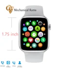Смарт-часы MR 1,75 дюйма с IPS экраном, ЭКГ, Bluetooth, звонки, для мужчин и женщин, Смарт-часы Apple Watch iwo w26, лучше, чем iwo 12 pro max