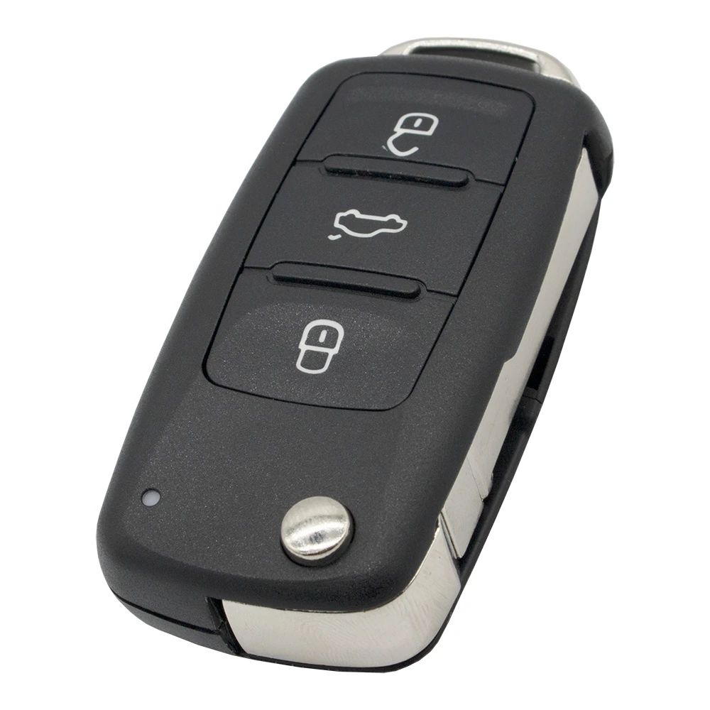 Автомобильный Дистанционный ключ WhatsKey для VW 5K0837202AD 3 кнопки подходит Volkswagen Polo Passat