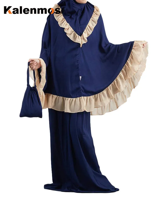 Мусульманская молитвенная одежда Рамадан женские турецкие костюмы из 2 частей с