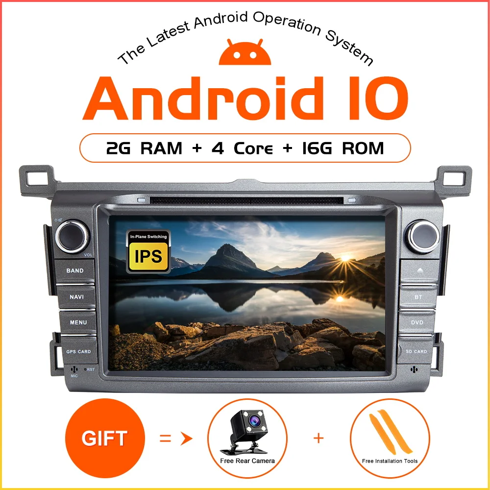 ZLTOOPAI Android 10 автомобильный мультимедийный плеер для Toyota RAV4 2013-2015 Автомобильный GPS