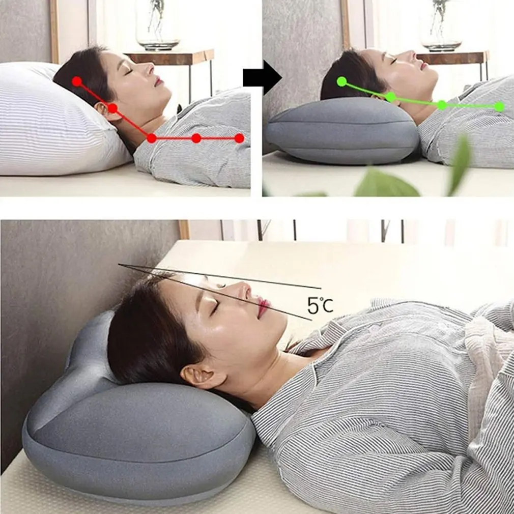 

Memory Foam Multifunctional Auxiliary Neck Pillow All-round Sleep Pillow Creative Deep Sleep Pillow Decompression Air Pillow