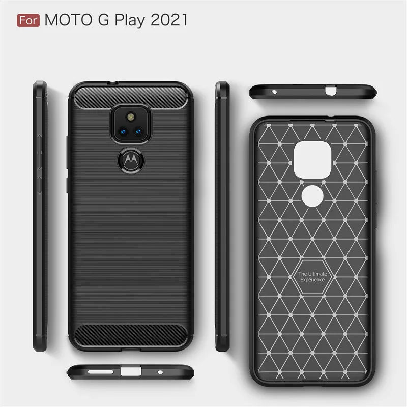for motorola moto g play 2021 case cover moto g power stylus 5g soft carbon fiber bumper phone cases for moto g play 2021 funda free global shipping