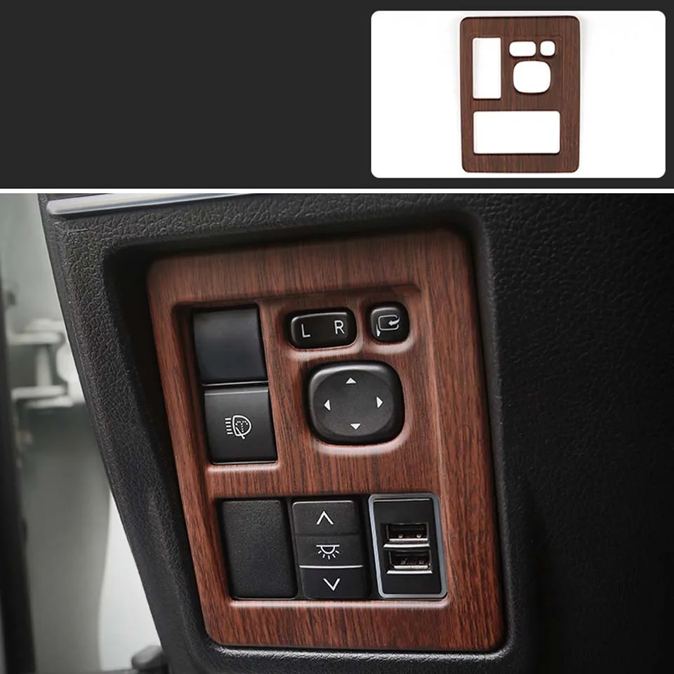 Для Toyota Prado 2018 2019 Стайлинг автомобиля передняя фара лампа переключатель панель