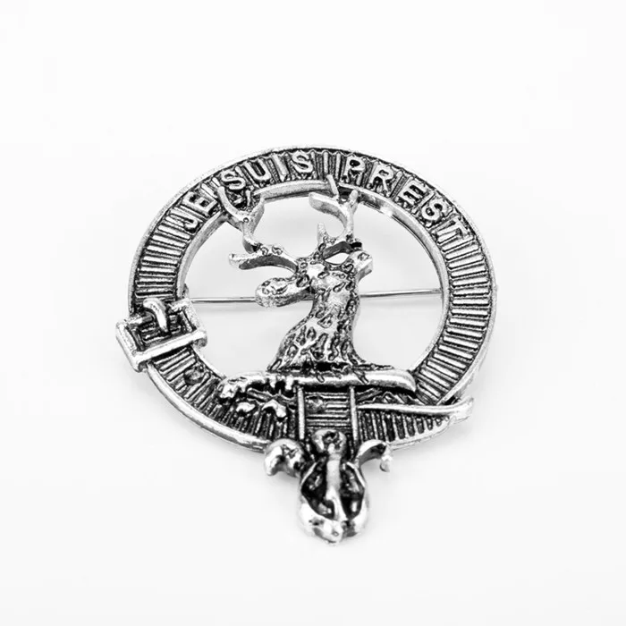 Dongsheng Jewelry Для мужчин Для женщин Викинг норвежский Outlander брошь расторопши кельтский килт Pin брошь в виде шотландской национальной Брошь В Виде Цветка - Окраска металла: silver