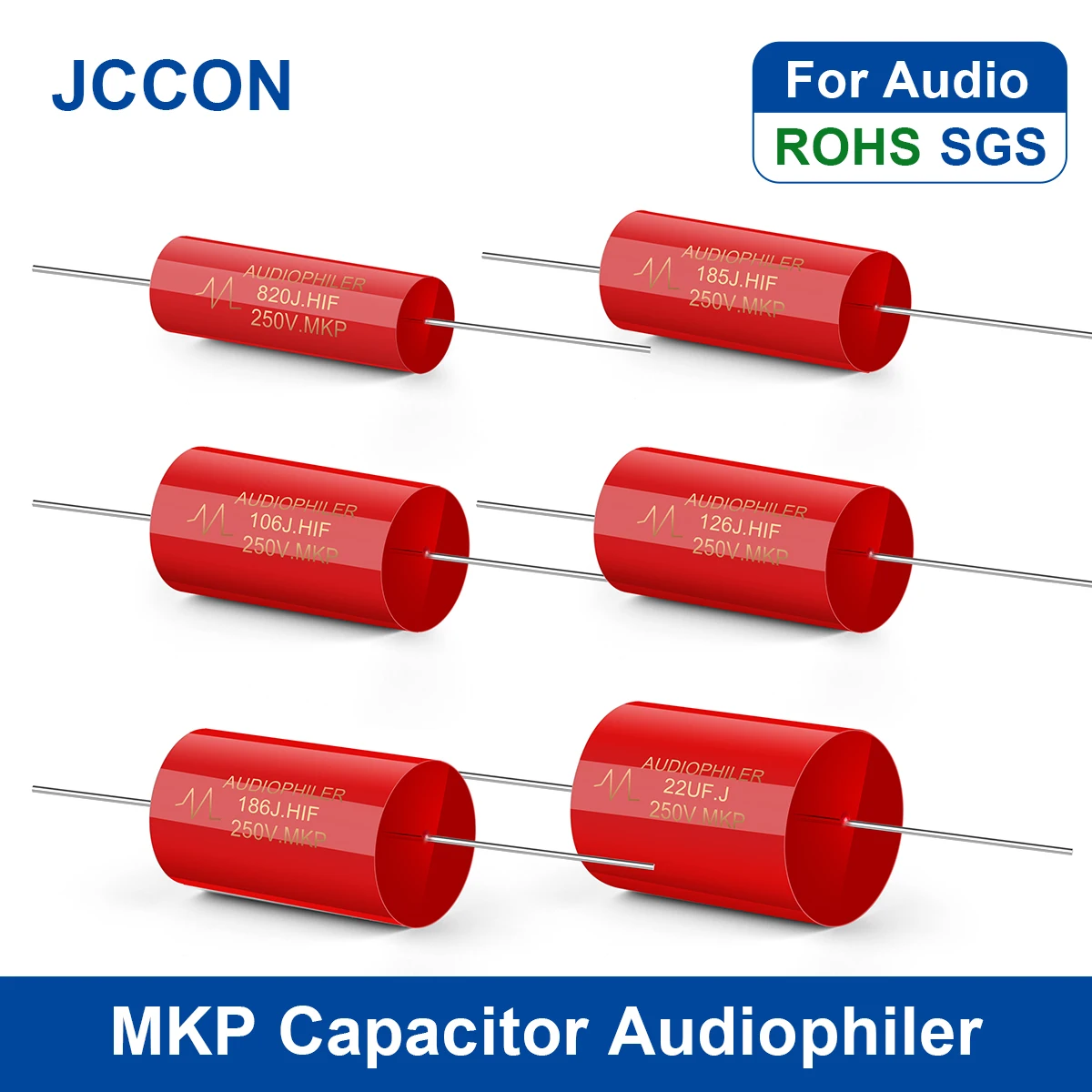 

10Pcs MKP Capacitor Audiophiler Kondensotor HIFI Fever Electrodeless Audio Metal Film Coupling Frequency Dividing 100V 250V 400V
