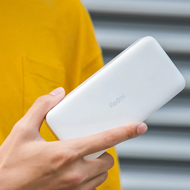 Оригинальный внешний аккумулятор Xiaomi Redmi 20000 мАч двусторонний 18 Вт Быстрая
