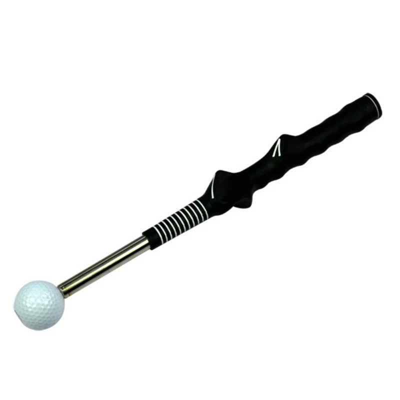 

Golf Warm-Up Stick Golf Practice Training Aid Swing Trainer For Tempo Grip Strength Golf Telescopic Swing Rod