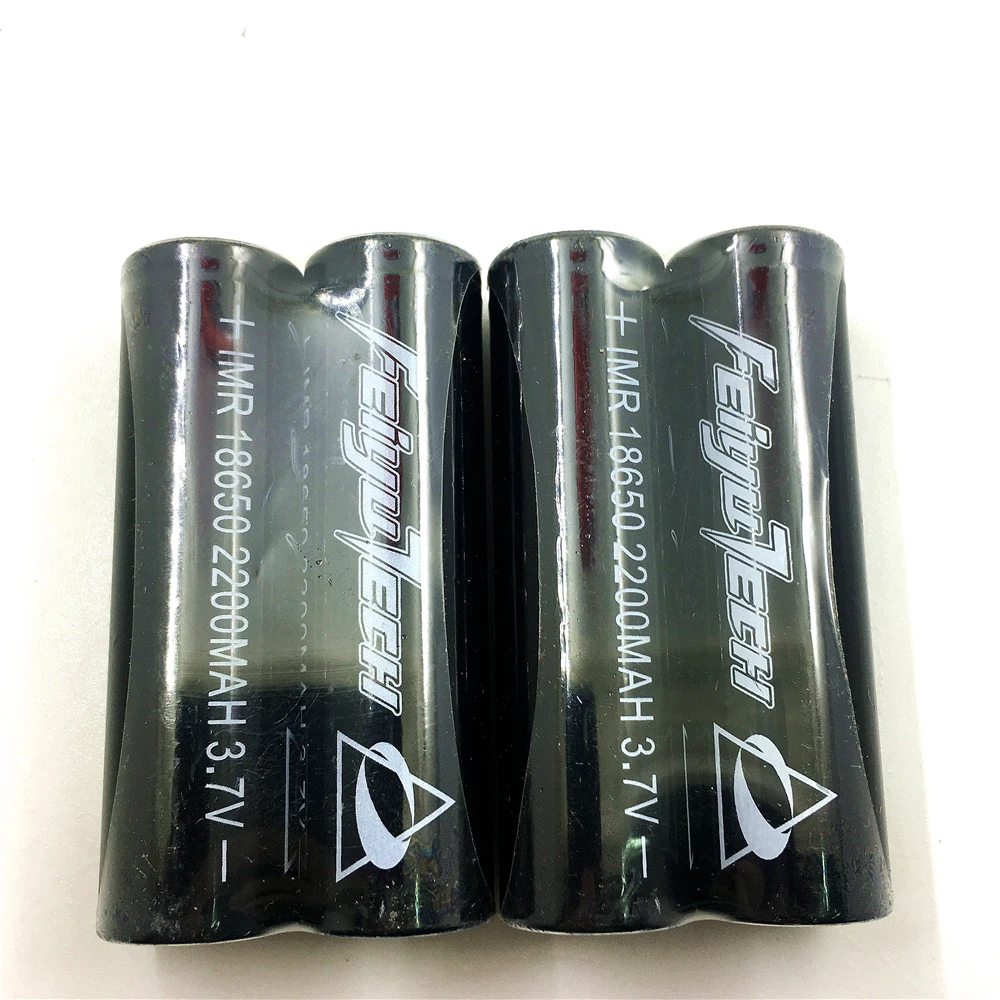 2 шт./лот 18650 2200 мА · ч литий-полимерный аккумулятор для подвесов Feiyutech AK2000 и AK4000 AK |