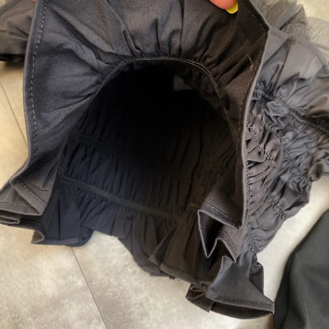 

ZCSMLL 2021 Summer Autumn Three-dimensional Ruffled Yarn Elastic Waist Strapless Sexy Street Trendy Solid Color Women Shirt