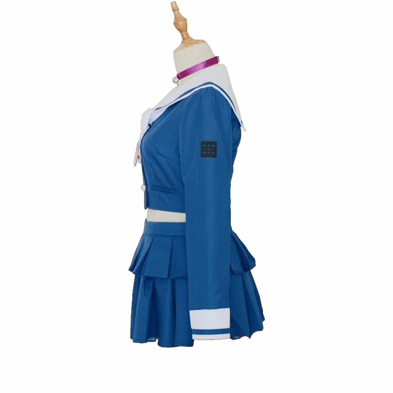 

Anime Danganronpa Ibuki Mioda Cosplay Costume Dress Wig Women Girls Jk School Uniform Sailor Suit Skirt Set