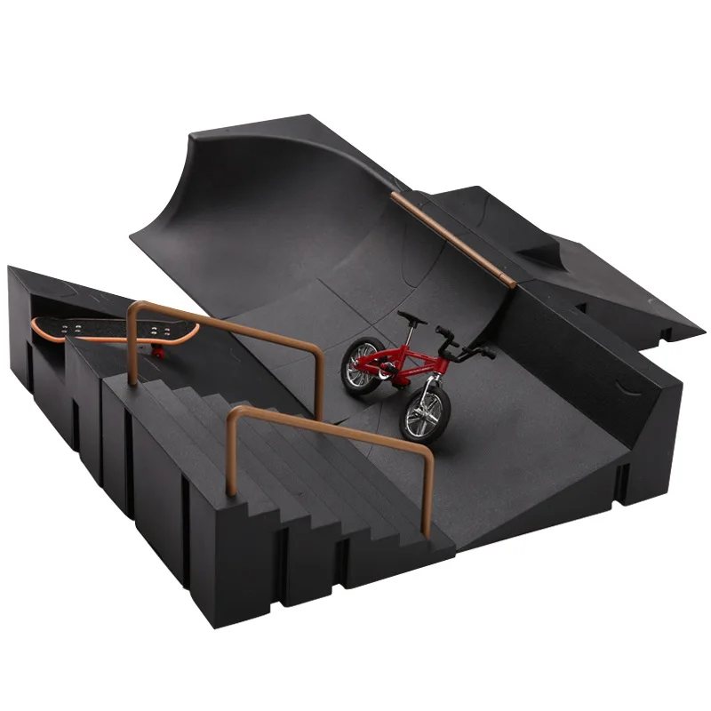 Tech фингерборд рампа самокат BMX наборы скейтборд место комбинированный