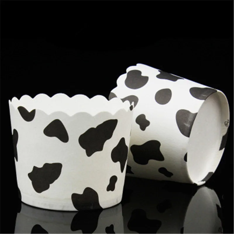 

50pcs Stripe Cupcake Paper Cup Greaseproof Cupcake Wrapper Paper Muffin Cupcake Baking Cup Cupcake Liners For Wedding Party