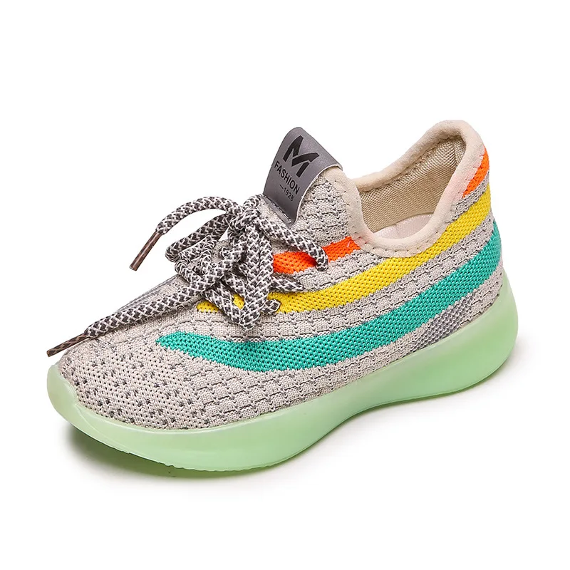 Кроссовки детские для мальчиков и девочек модная спортивная повседневная обувь