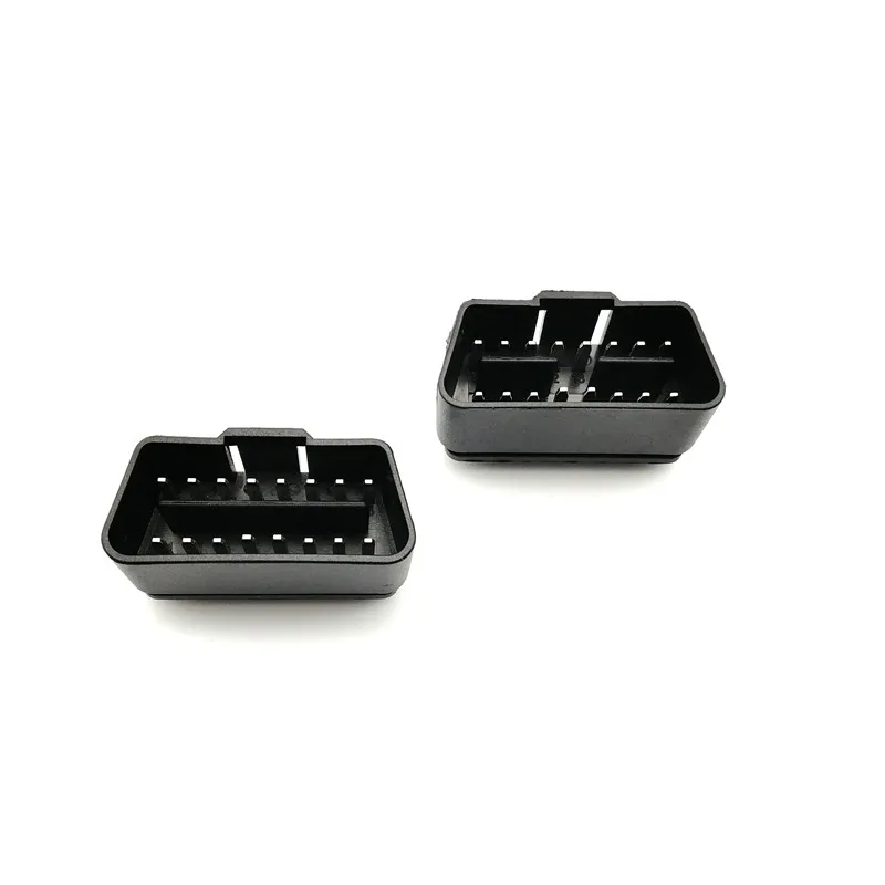 Универсальный 16 Pin OBD2 вилка соединителя разъём кабель адаптер терминал DIY
