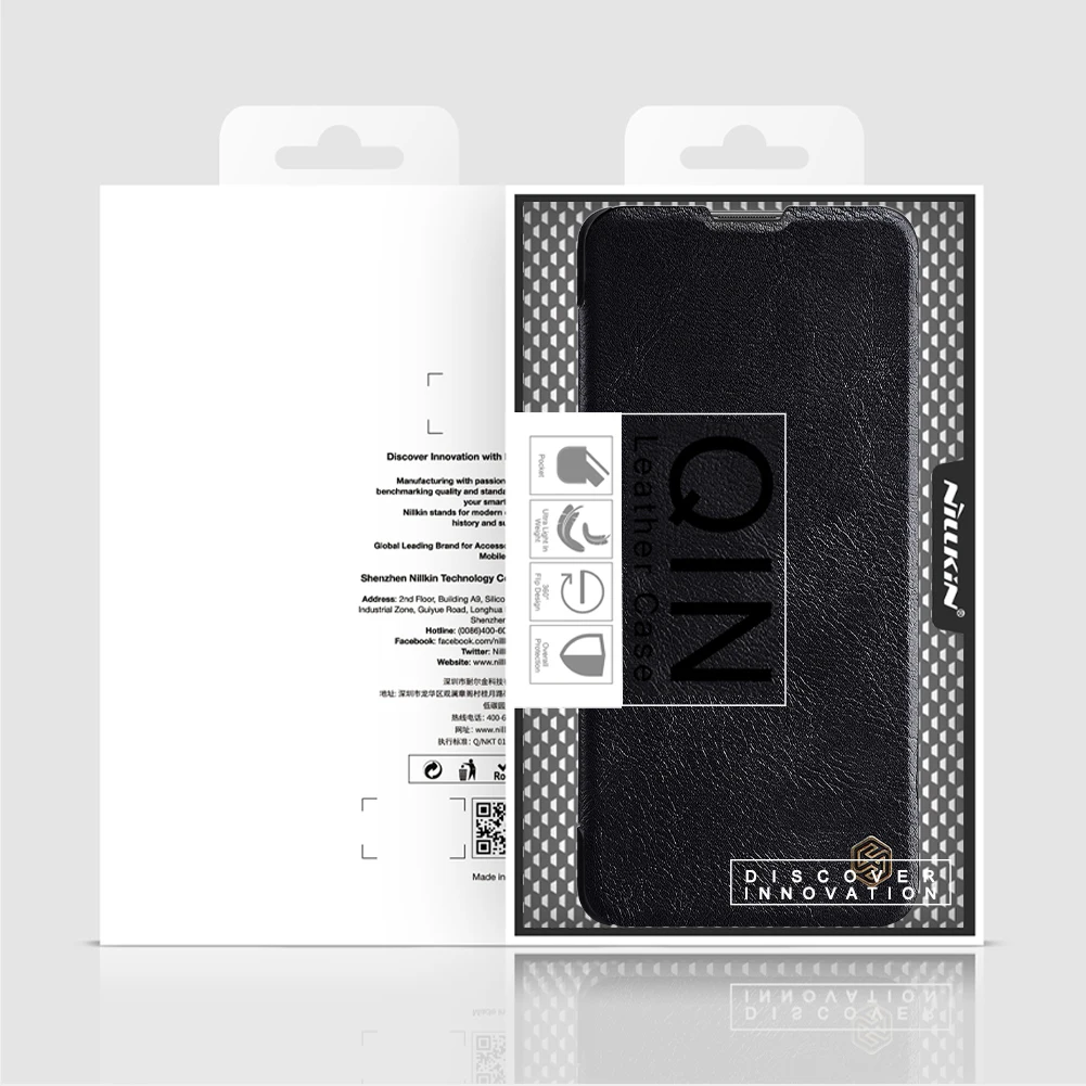 for redmi note 11 pro case nillkin qin series pu leather wallet stand phone cover for xiaomi redmi note 11t 11 pro plus case free global shipping