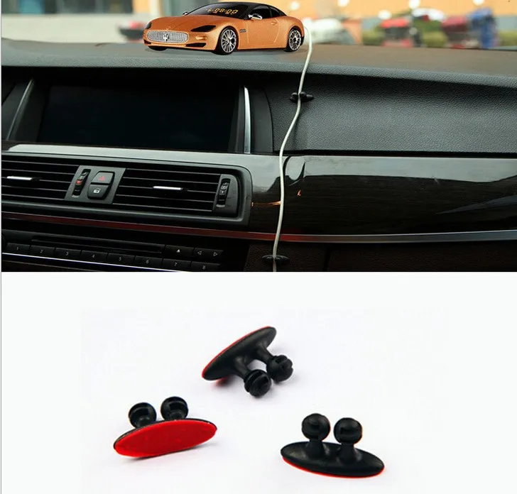 

8pcs/set High Quality Car Data Cord Cable Mount Wires Fixing Clips Desk Wall USB Wire Cable Line Fastener Clip Organizer Auto