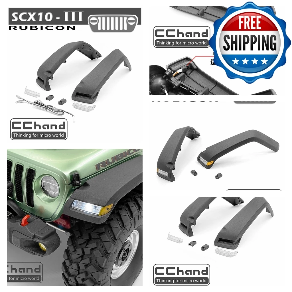 CCHand светодиодный пылезащитный чехол на переднее крыло для осевого SCX10 III JEEP rc car