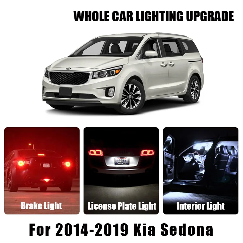 Стоп сигнал стояночный фонарь заднего хода поворотный лампа для 2014 2019 Kia Sedona