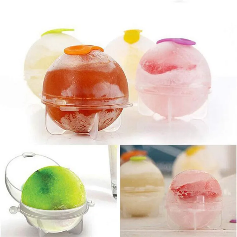 1PC 5CM Round Ball Ice Cube Mold DIY Ice Cream Maker Plastic Ice Mould Whiskey Ice Tray for Bar Tool Kitchen Gadget Accessories