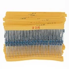 600 шт.компл. 14 Вт Сопротивление 1% 30 видов каждого значения, комплект резисторов для металлической пленки, резисторы 100R 1K 47K 10K 100K 4K7