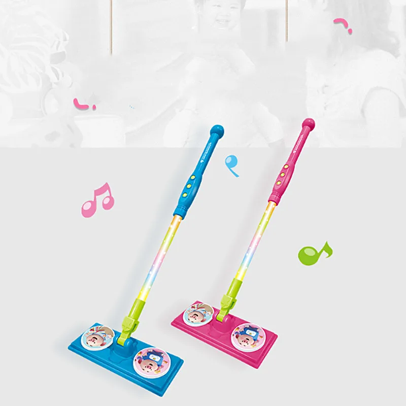 Детская имитация моющей швабры игрушки с подсветкой и музыкой игровой домик