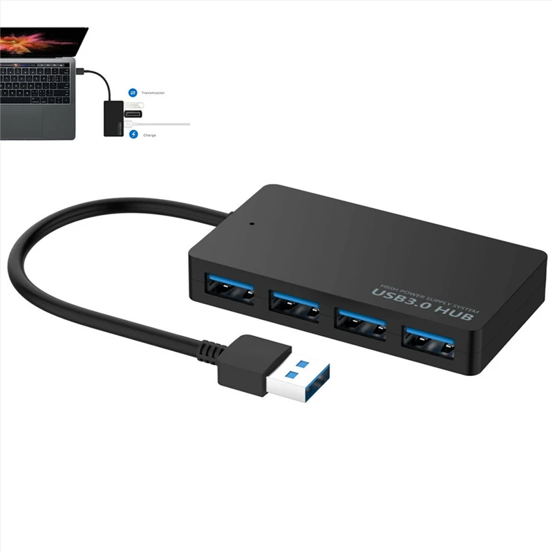 Высокоскоростной USB 3 0 4 порта мультиразветвитель расширение для настольного ПК