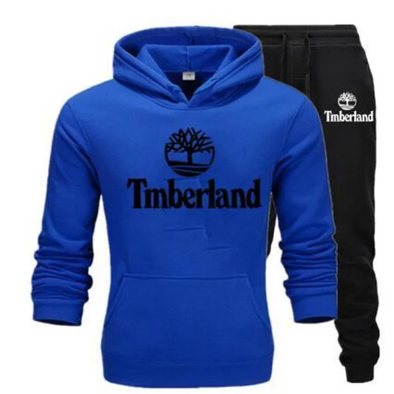 

Fashion men's sports suit jogging hedging sportswear timberland men's casual hooded sportswear men's running wicking