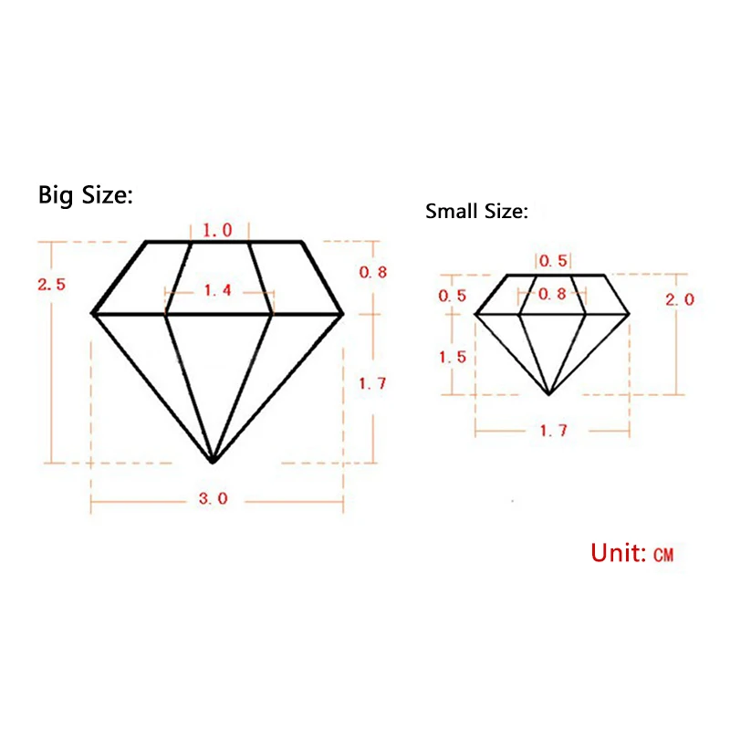 Форма для льда 3D форма с бриллиантами драгоценными камнями крутой кубик шоколада