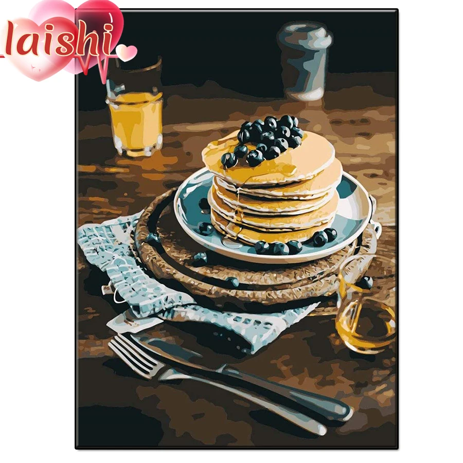 

Cartoon afternoon tea Full square/Round Diamond embroidery diamond Painting Cross Stitch Rhinestone Of picture Mosaic Diamond