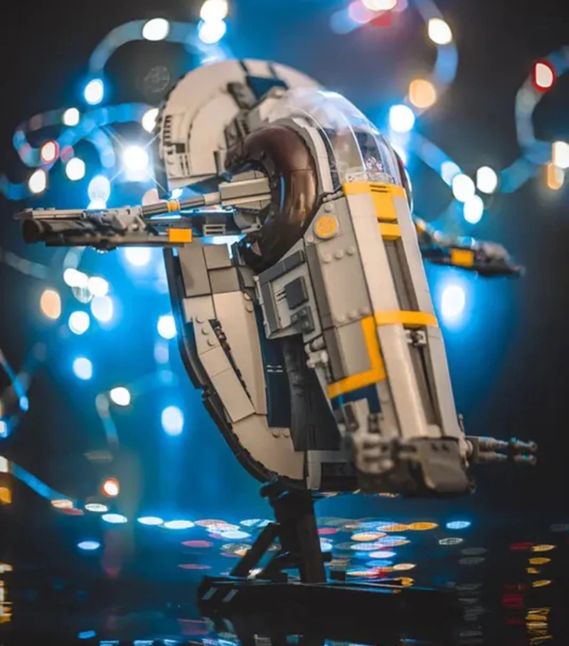Конструктор MOC звезда из фильма Новый раб I-20th издание № 1 космический корабль X-Wing