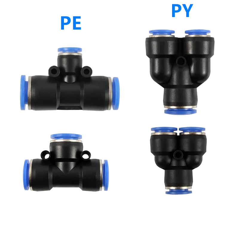 

Pneumatic Fitting Pipe Plastic Connector Tube Air Quick Fittings Water Push In Hose Couping PE PY 4mm 6mm 8mm 10mm 12mm 14mm16mm