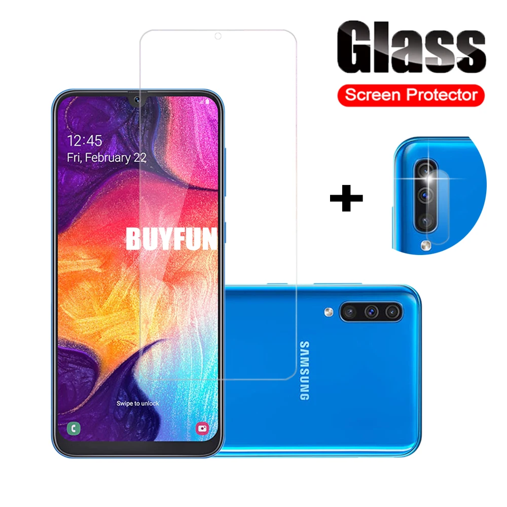 

1-2 шт. закаленное стекло для Samsung Galaxy A50 стекло Защита экрана для Samsung Galaxy A50 Премиум защитное стекло