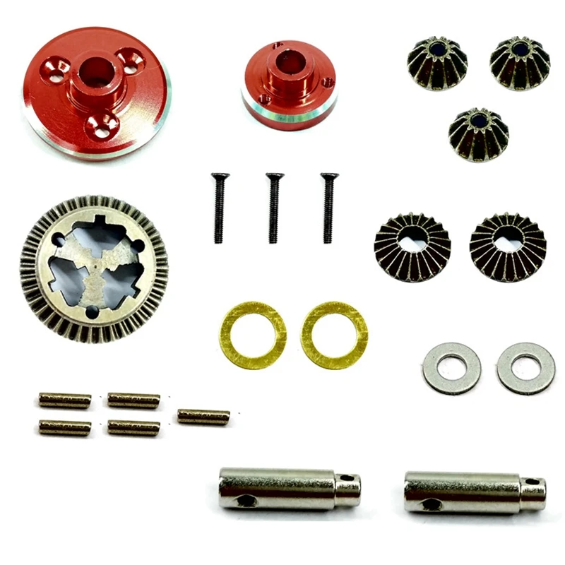 

Complete Differential Assembly for 1/16 Vehicles High Speed Remote Control Car Differential Metal Differential Alloy Front Diffe