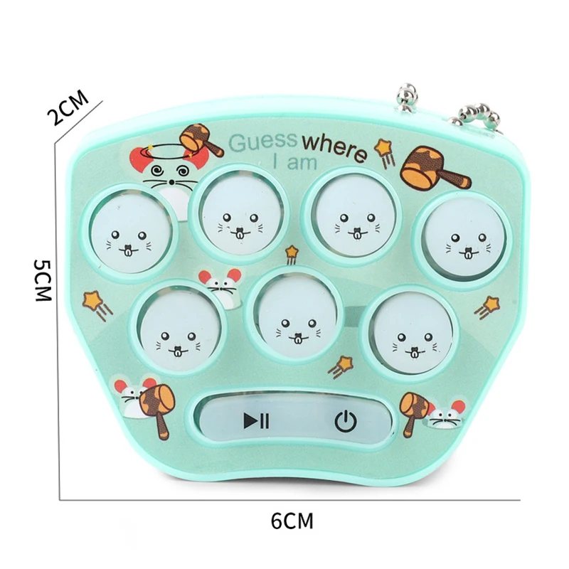 Мини-хит игровой автомат для хомяка забавные Детские обучающие игрушки брелок