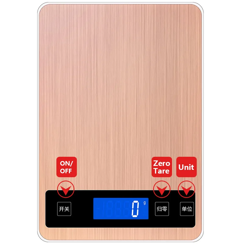 AMINNO LED электронные весы USB перезаряжаемые цифровые кухонные грамм / унция мл для