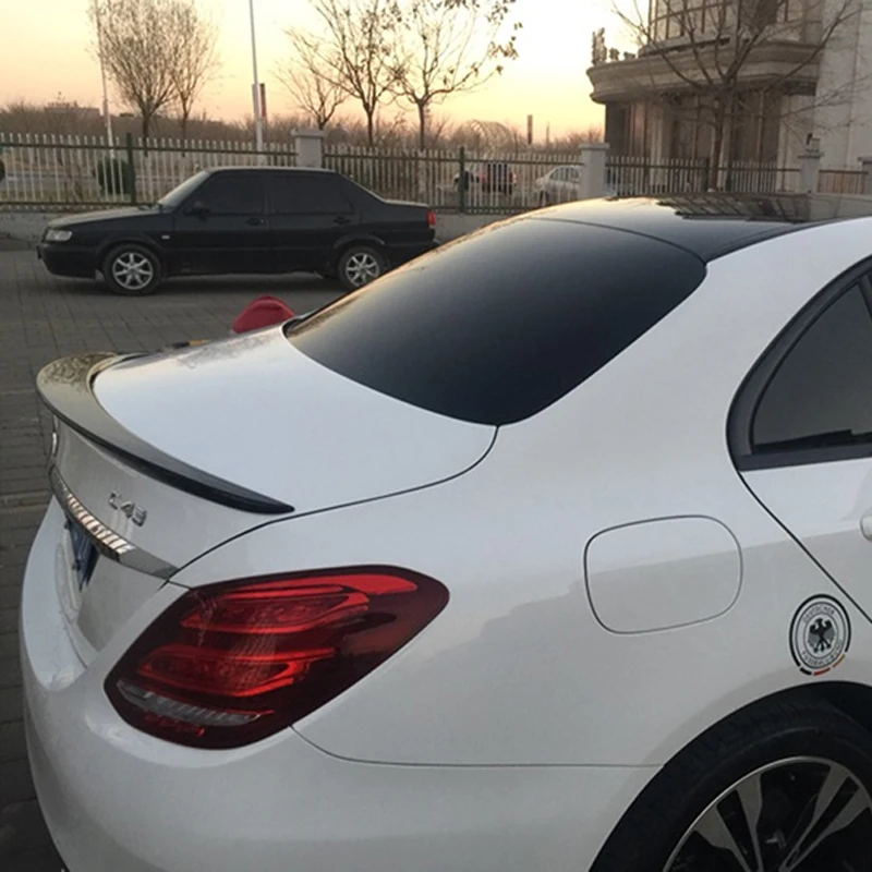Спойлер для Mercedes Benz W205 2016 18 C180/C200/C230 c класс спойлер высокого качества из