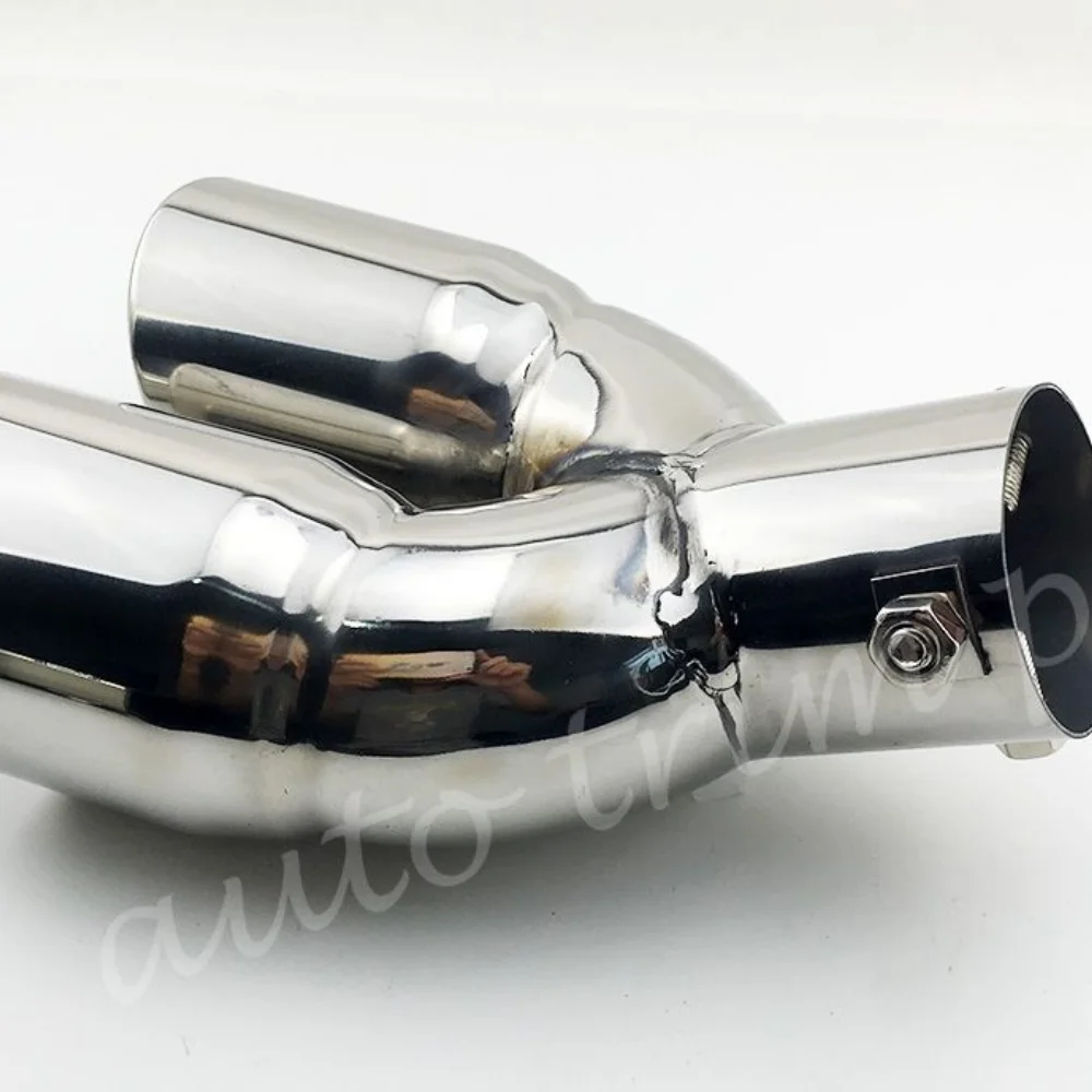 Универсальный 2 5 &quotдюйм 63 мм Диаметр наконечник выхлопной трубы глушитель