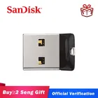 USB флэш-накопитель SanDisk CZ33, мини-флешка на 32 ГБ, 8 ГБ, 16 ГБ, USB 2,0, 64 ГБ, микро-флеш-накопитель, USB флэш-накопитель, официальная проверка