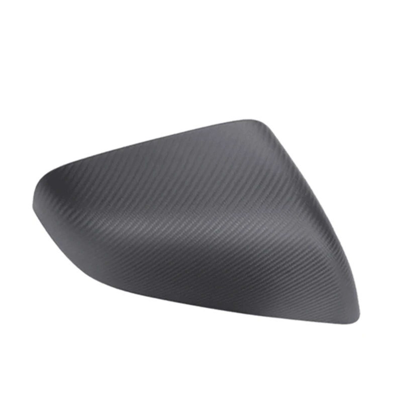 

Matte Rear-View Mirror Protective Cover for Tesla Model 3 Exterior Modification with Real Carbon Fiber Side-View Mirror