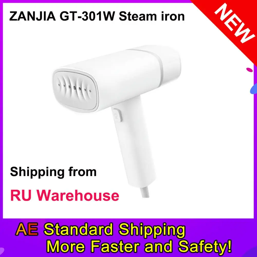 

ZANJIA ZJ GT-301W Steam iron Mini Generator Household Electric Garment Cleaner Hanging Portable Ironing for Travel RU in stock