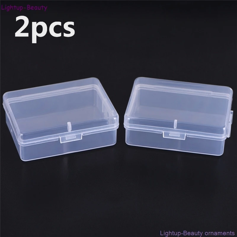 

2Pcs/pack Clear Plastic Medicine Storage Tablet Pill Box Medicine Organizer Splitters Storage Dispenser Weekly