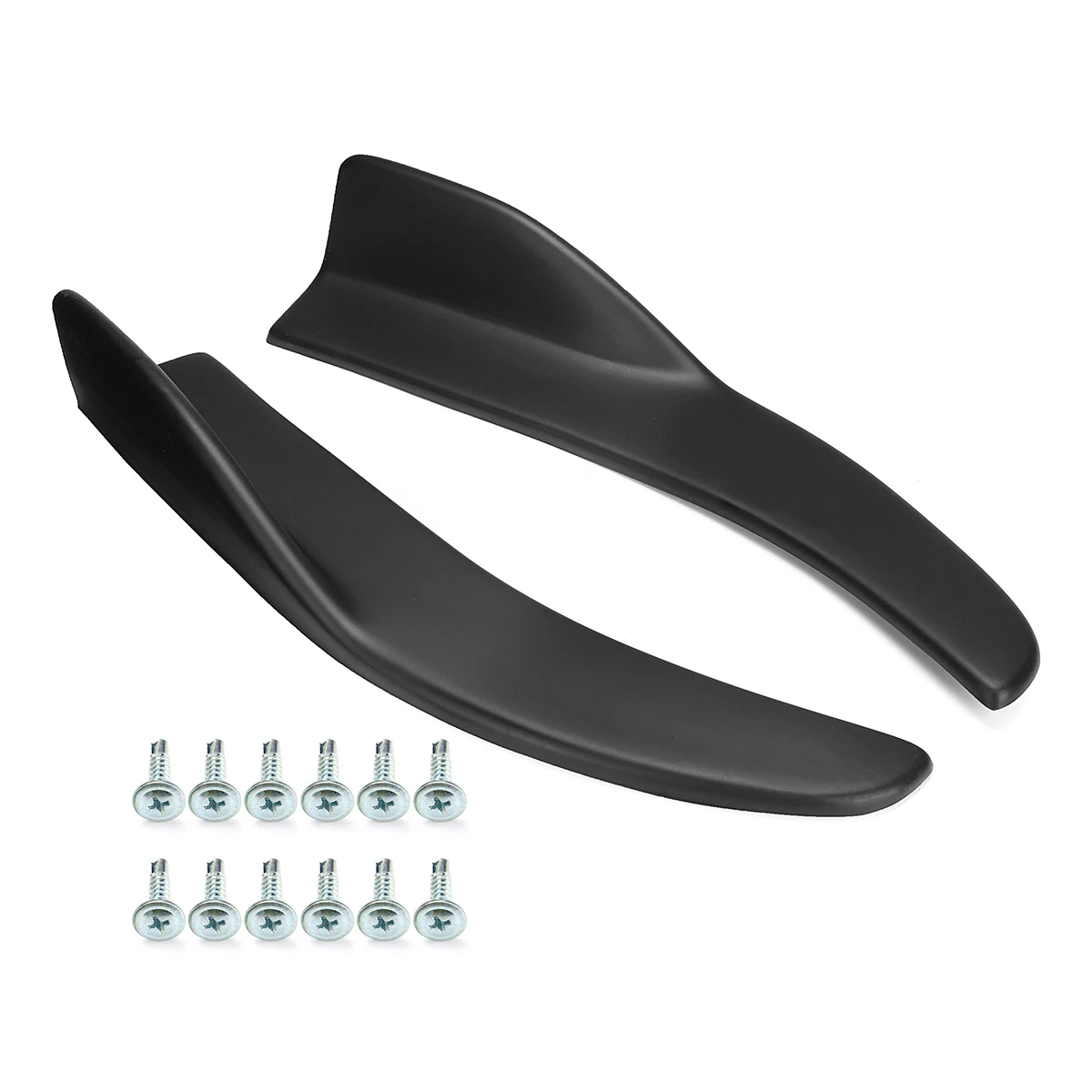 2 шт. Универсальный Автомобильный задний бампер для губ крылья боковые юбки