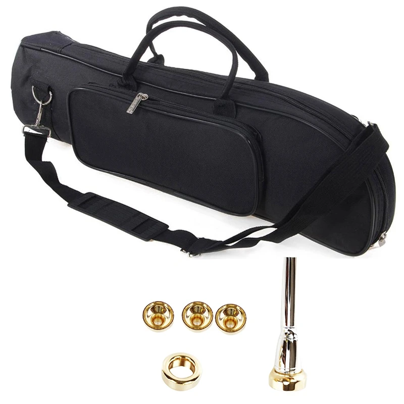 

2 набора музыкальных аксессуаров: 1 набор мундштуков 2C 3C 2B 3B и 1 комплект сумок для труб с плечевым ремнем для инструмента