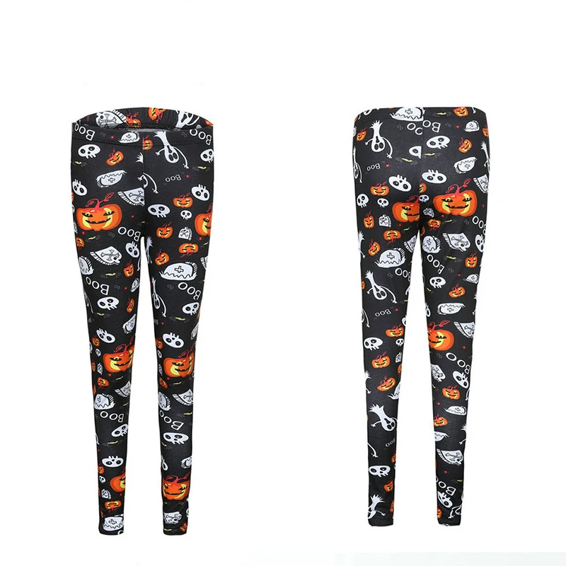 

2019 Autumn Women Yoga Pants Gym Casual Leggings Push Up Running Sports Pattern High Waist Ladies Yoga Pants Halloween Style