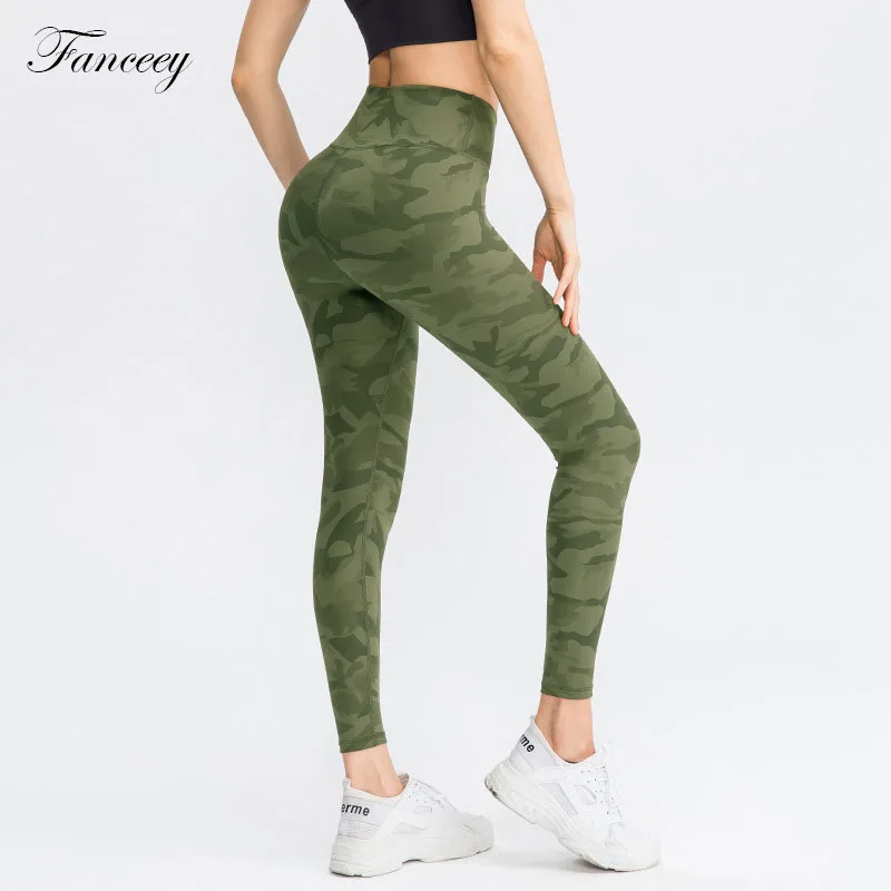 

Fanceey Camouflage Women Leggings Fitness Yoga Pants Military Army Green Leggings Workout Pants Sporter Skinny Adventure Leggins