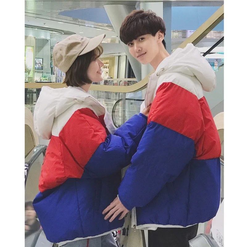 2021 Dames Jassen Winter Thickened Cotton-padded Jacket Women Loose Couple Bread Coat Manteau Femme Hiver Kawaii Parka | Женская одежда